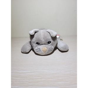 Melissa & Doug Gray white kitten cat Plush